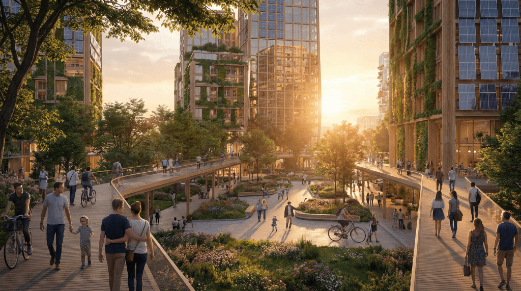 The car-free metropolis: Operationalising car-independent urban design for ecological and social&nbsp;resilience